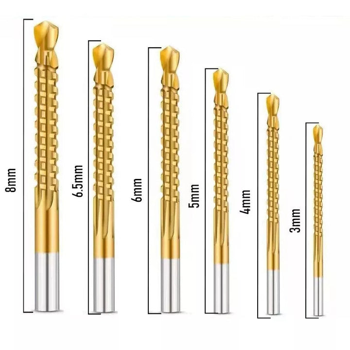 Juego de brocas de alta velocidad x 6